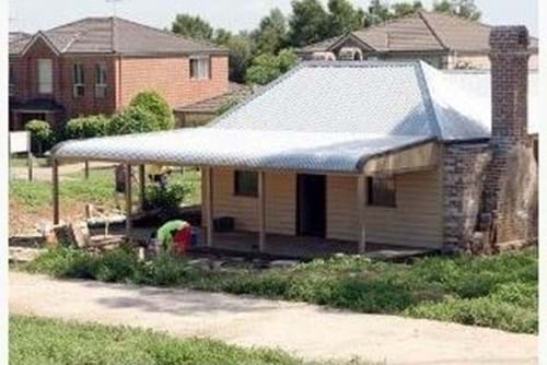 Exeter farm during landscape Works Simpson Lnadscapes